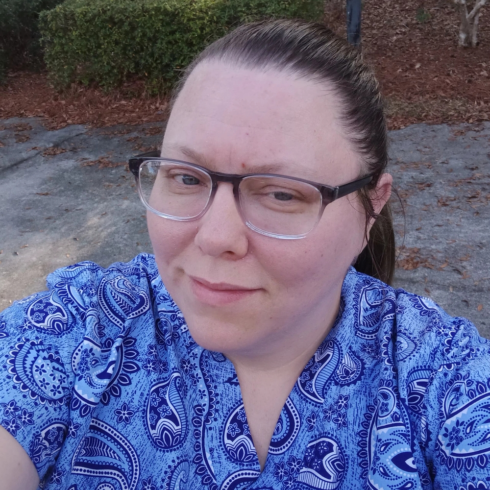 Blue Paisley Print Top